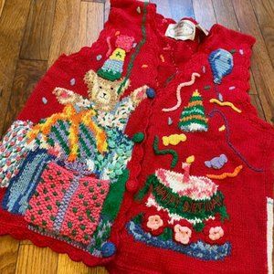 Red Birthday Cardigan